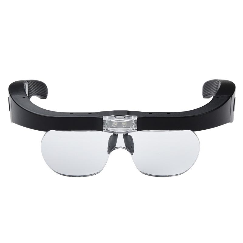 

HD Head-Mounted Magnifier with Light for Elderly - Ideal for Reading and Repairs