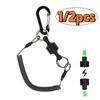 1/2pcs Magnetic Heavy-Duty Elastic Fishing Lanyard,Universal Stainless Steel Safety Rope Strong Magnet Fast Buckle Anti-Drop