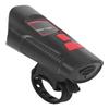 ABS Red Night Riding Bicycle Light Cycling Flashlight Waterproof USB Rechargeable Headlight with Speaker