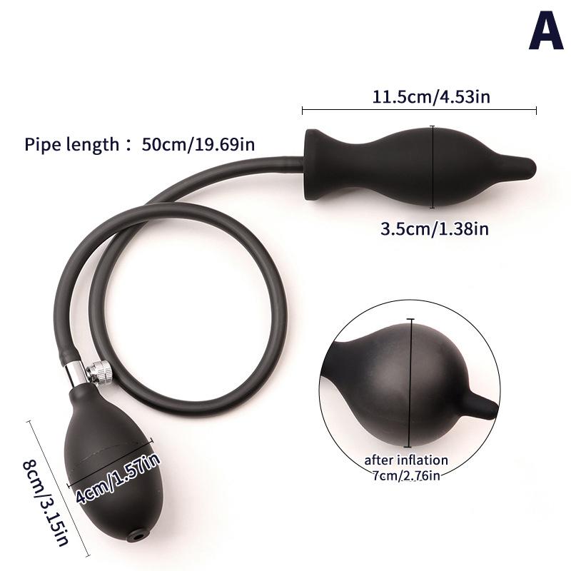 Inflatable Anal Plug Extra Large Prostate Massager G-Spot Stimulator for Men & Women Premium Comfort Adult Sex Toy Anal Dilator