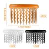 6Pcs French Hair Side Combs, Twist Hair Combs Hair Comb Accessories Set Plastic Twist Decorative Comb for Women Multiple Hairstyles