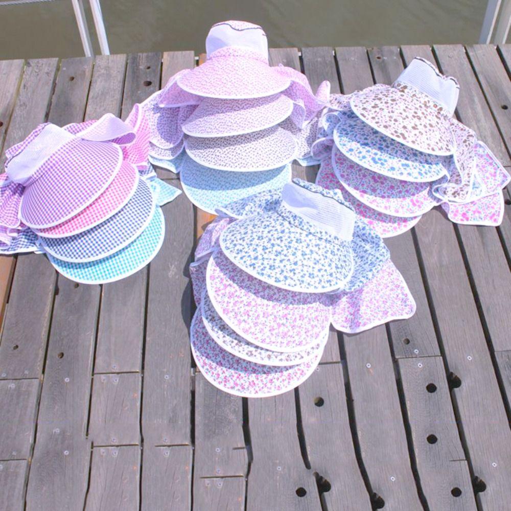 

Wide Brim Beach Sun Hats Mesh Hollow Mountaineering Cap Sunscreen Hats Bucket Cap Sun Hats