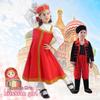 Halloween Traditional Russian Costume for Girl - Kids' Party & Carnival Performance Outfit