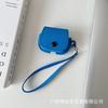 New Apple Bluetooth headset cover AirPods 1 models protective cover handmade skin leather portable lanyard model