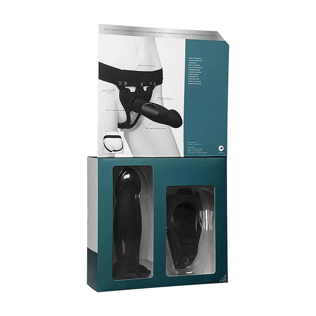 Doc Johnson - Bold Silicone Harness + Dildo + Remote