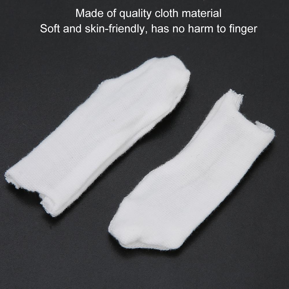 Cloth Thimber Finger Stall Guard Soft Finger Cover Protector Handcraft Tool Accessory