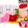 Adorable Love Heart Pillow With Super Soft Short Plush Customizable Design Various Sizes