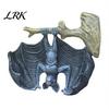 Realistic Hanging Bat Halloween Figurine, Resin Sculpture, Gothic Upside Waterproof Statue Down for Outdoor Garden Tree Yard Decor Distressed Retro