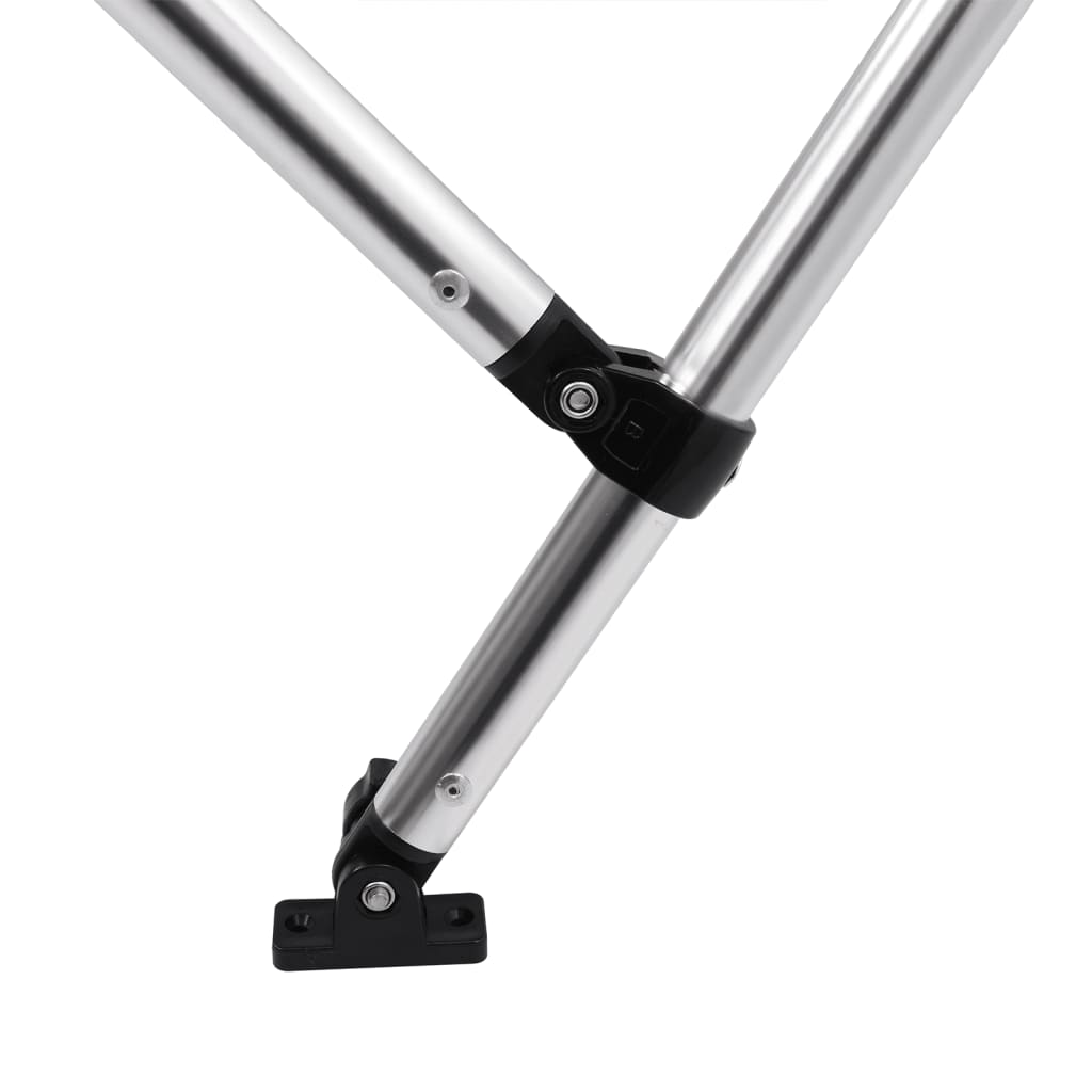 3 Bow Bimini Top Black 183x140x137 cm