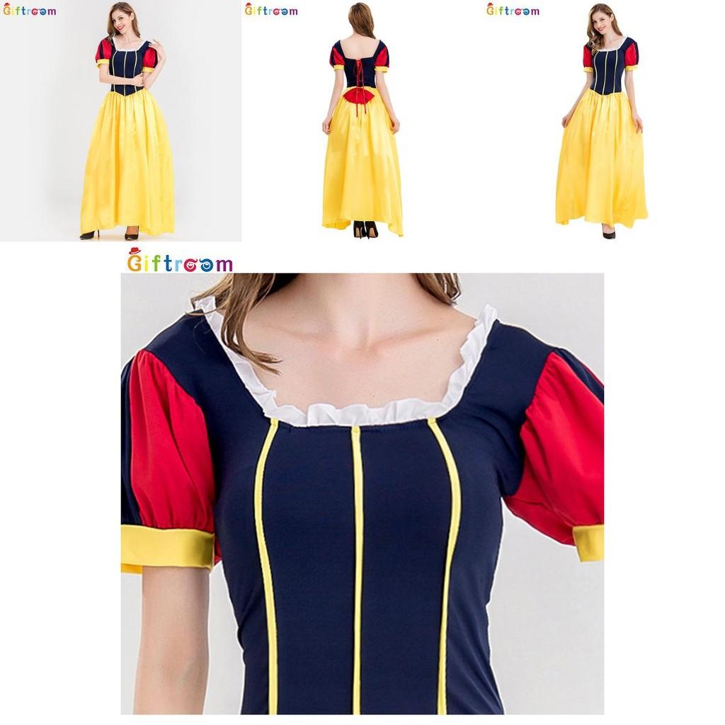 Enchanting Adult Women's Snow White Costume Perfect For Stage Performances And Parties