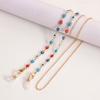 European and American Accessories Masks Hanging Chain Glasses Hanging Chain Metal Glasses Chain Devil's Eye Mask Chain Spot