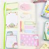 1pcs Cute Cartoon Memo Pad Lovely Bunny 6 Fold Self Adhesive Sticky Notes Diary Planner Stickers Office School