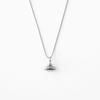 ROUNDED CAP NECKLACEsilver