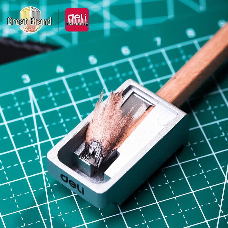 Deli Zinc Alloy Manual Pencil Sharpener
