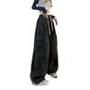 High Street Retro Wide-Leg Workwear Jeans - Hip-Hop Casual Mopping Pants