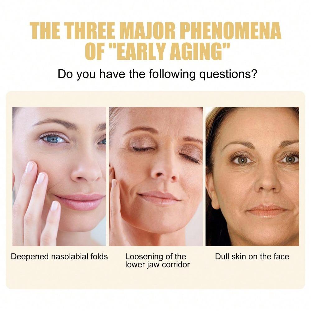 20pcs/box Anti-aging Mask, Gently Cleans and Moisturizes The Skin, Tightens Skin Pores, Anti-wrinkle and Whitening Mask