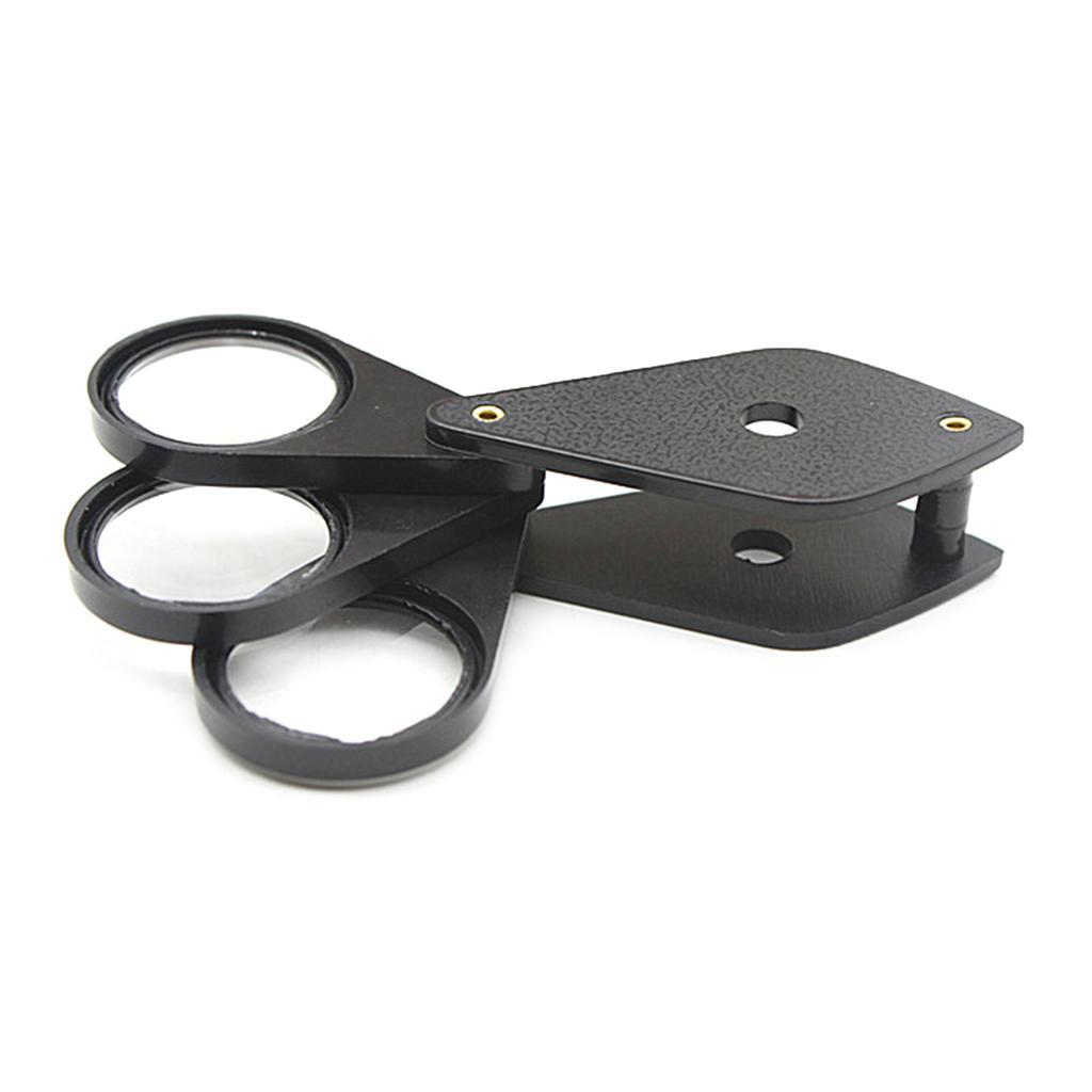 Handheld Magnifying Glass 4x 8x 12x Foldable Magnifying Lens Portable Eye Loupe Magnifier for Inspection Jewelry Coins