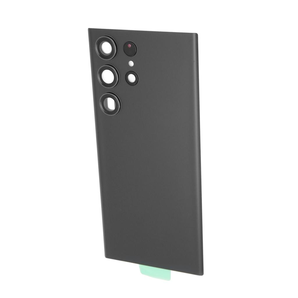 Replacement Back Glass Cover with Pre Installed Camera Lens and Repair Tool Kit for Samsung Galaxy S23 Ultra Black