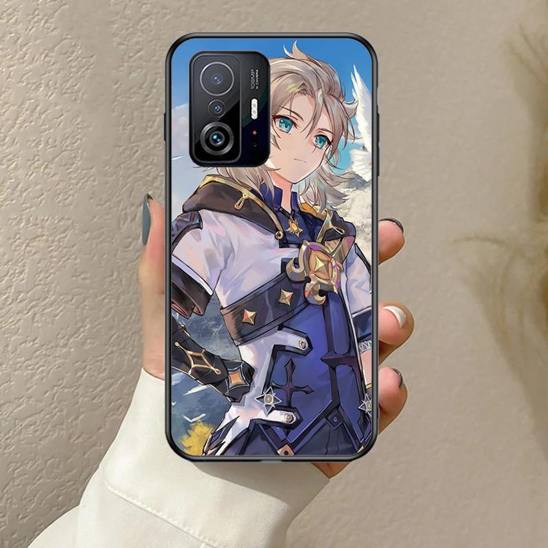 Albedo Genshin Impact Funda For POCO F5 F3 M5s C40 F4 GT X3 X4 X5 Pro Case For Xiaomi 12 13 Lite 11T 12T Pro 12X