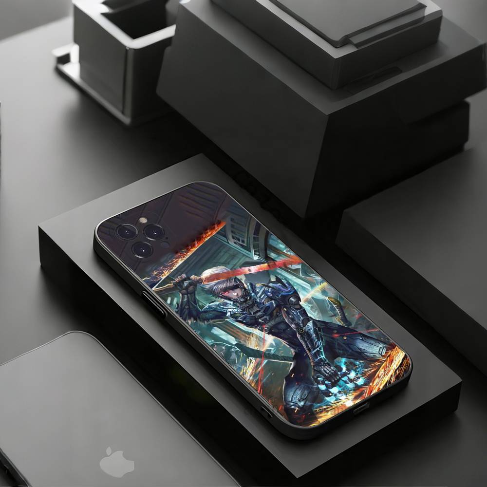 

M-Metal Gear Solid Raiden Phone Cases For iPhone 17 16 15 14 13 12 11 Pro Max Plus Luxury Camera Protection Plastic iPhone14