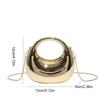 Mini Messenger Bag Acrylic Box Shoulder Bag Small Wallet Funny Party Bag Banquet Chain Bag  Women