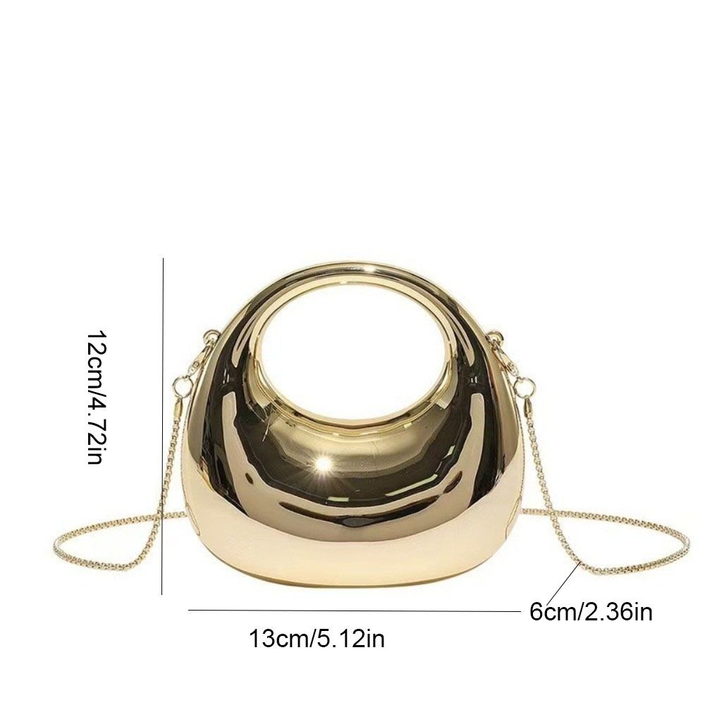 Mini Messenger Bag Acrylic Box Shoulder Bag Small Wallet Funny Party Bag Banquet Chain Bag  Women
