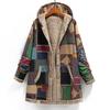 2023 Winter Women's Printed Hooded Sweatshirt with Warm Plush Lining