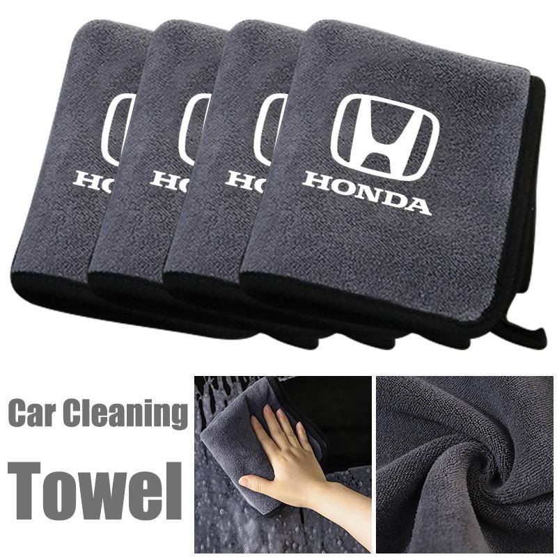 Thickened Soft Microfiber Towel Car Wash Detailing Auto Cleaning Cloth for Honda Civic City Accord Odyssey CRV Hrv Jazz CBR VTX PS5