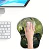 Game White Hair and Blue Eyes Girl Nier 2B Mouse Wrist Pad Ergonomic 3D Soft Silicone Anti-tenosynovitis Wrist Mouse Pad