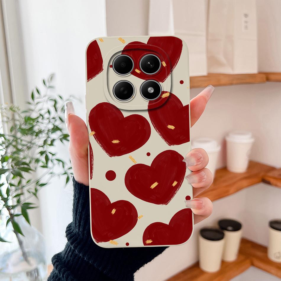 For Poco M8 Pro Case Cute Design Shockproof Phone Protector Soft Liquid Silicone High Quality Back Cover For Poco M 8 M8Pro Capa
