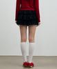 Alikim Mini Heart Cancan Skirt Pants / Black