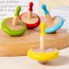 Wooden Spinning Top Toy Sets Colorful Rotating Gyro Toy for Children Early Education Birthday Party Gifts Desktop Spinning Top
