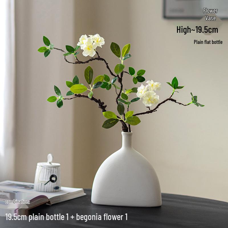 Bionic Begonia: Artificial Luxury Green Plant Dining Table Decoration