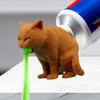 Funny Kitten Vomit Toothpaste Squeezer 3D Printed Bathroom Essential Safe For Kids And Adults