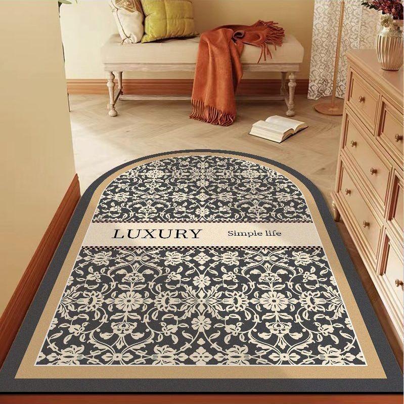 Entrance Door Floor Mat, Dirt-Resistant, Anti-Slip, Scratch-Off And Water-Absorbing Diatomite Carpet For Home Decoration