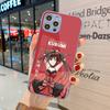 Cute Kurumi Tokisaki Phone Case For IPhone 14 13 12 11 Pro Max X XR XS 8 7 Plus Liquid Glass Color Phone Cover