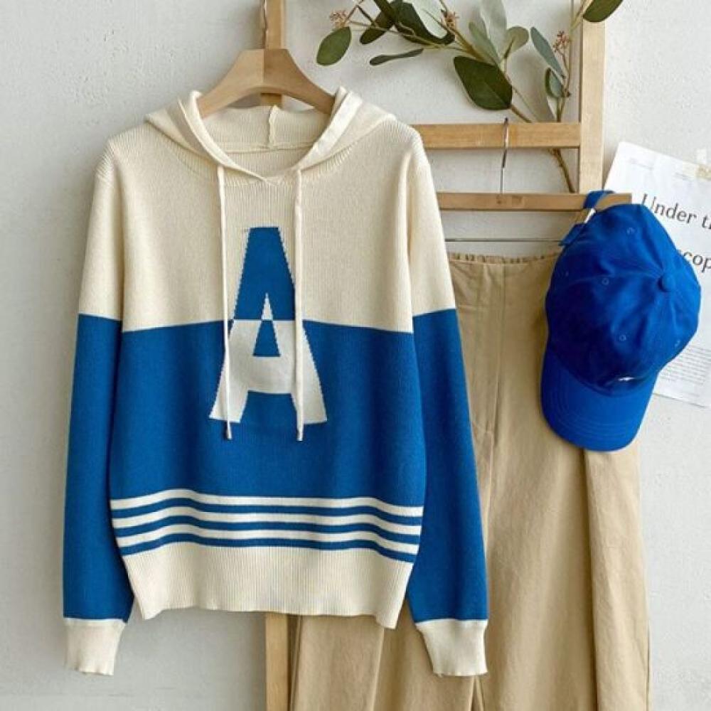 From HeArt A Color Block Hooded Knit