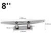 Marine Grade Stainless Steel 316 Low Flat Cleat Boat Cleats 4 Inch 5 Inch 6 Inch 8Inch Mooring Dock Cleat Boat Accessories