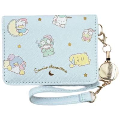 Marimo Craft Sanrio Character MIX Open Pass Case, Sanrio Characters, Blue, Approx. W108 X H70 X D10mm (SRSJ-1043)