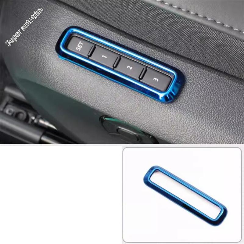 Car Seat Adjust Memory Button Switch Frame Cover Trim Accessories For Volkswagen Arteon 2018 - 2024 / Skoda Kodiaq 2017 -