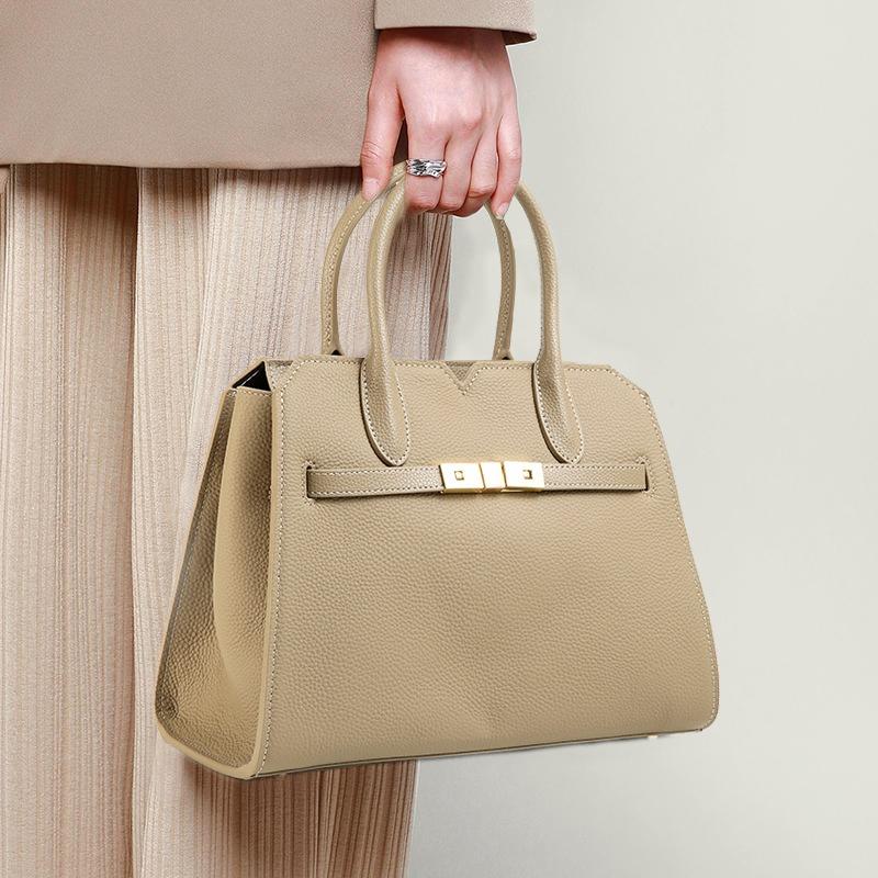 Premium bag women's 2 new light luxury platinum bag large capacity mother bag leather messenger handbag women