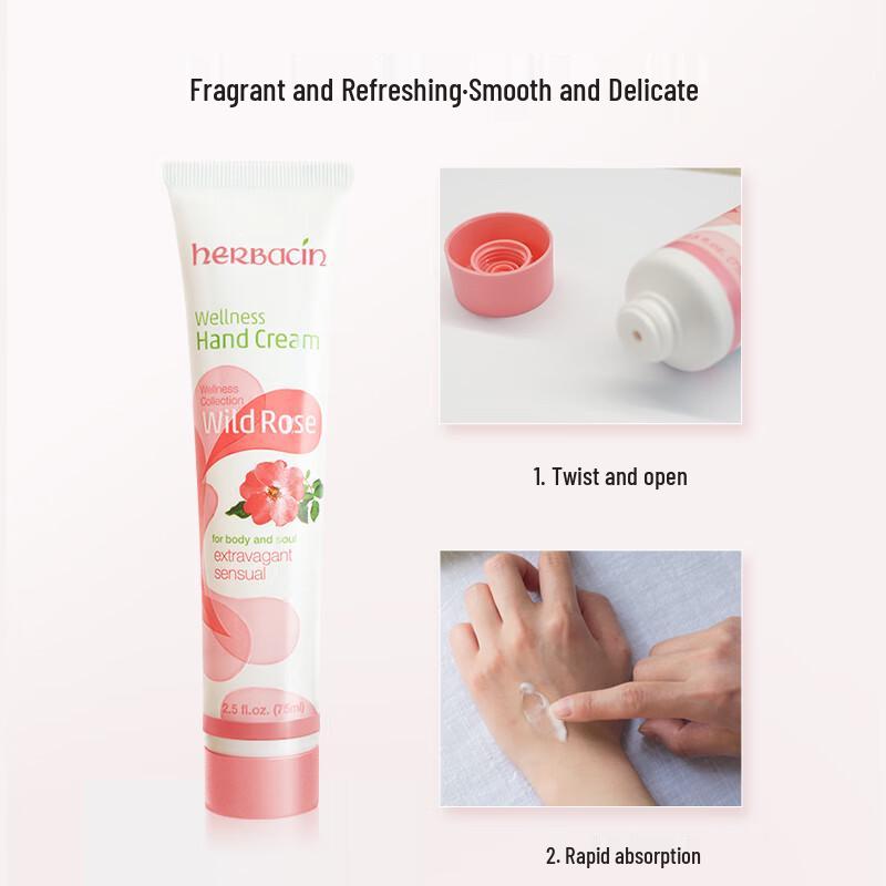 Herbacin Wuta Kamille Rose Hand Cream