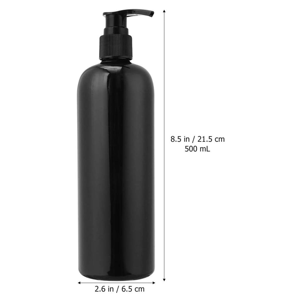 Pump Bottle Leakproof Reusable 21.5x6.5x6.5cm 4Pcs
