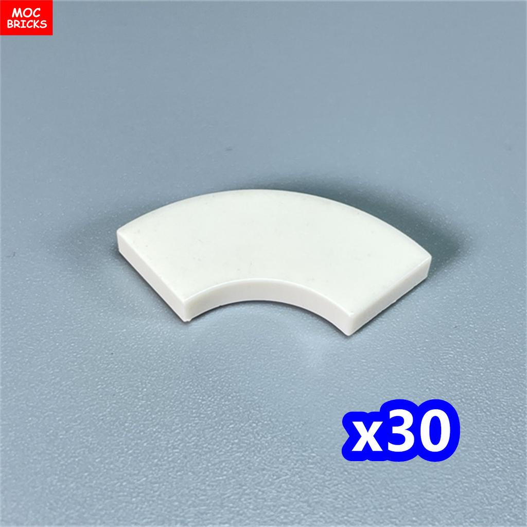 Non-Toxic Moc Bricks Window Fence Arch White Winter Snow Horse Figure City Architectural Church Accessories Children Christmas Toys