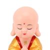 Small Monk Ornaments Cute Monk Car Interior Display Decoration Light Energy Sensing Decorations for Car Dashboard Home
