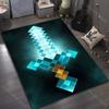 Pixelated Sword Print Carpet for Bedroom Living Room Modern Home Decor Area Rug Soft Floor Mat Unique Gift Idea