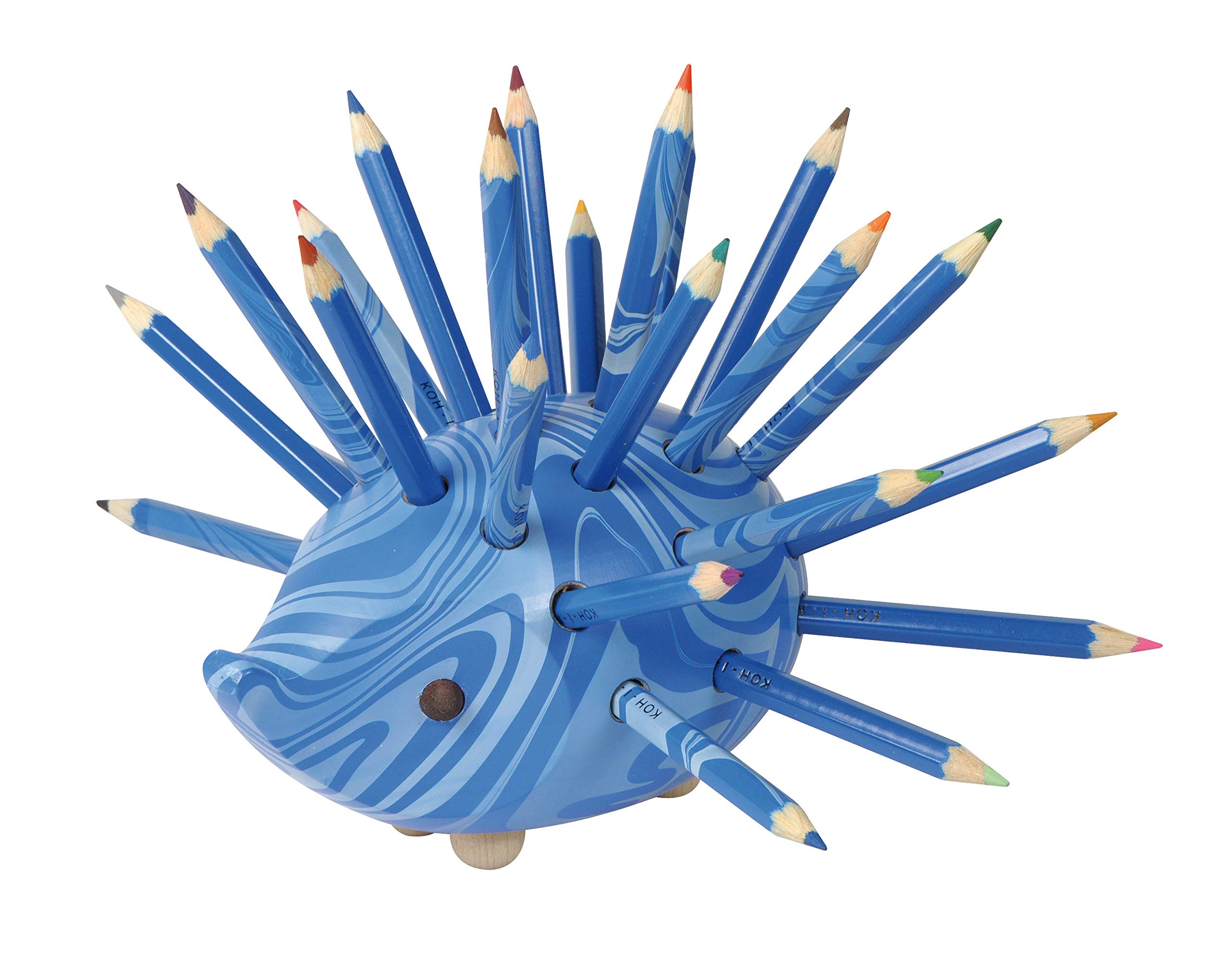 

Подставка для цветных карандашей Kohinoor Hedgehog 9960M24003 9960 Blue Marble 24 Color Set Regular Imported Product