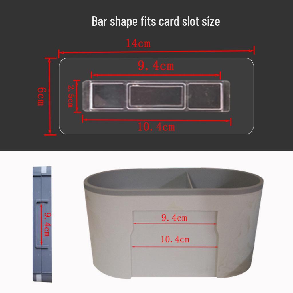 Transparent Acrylic Strong Adhesive Hook Sticker Shelf - No-Punch, Traceless Brushed Buckle