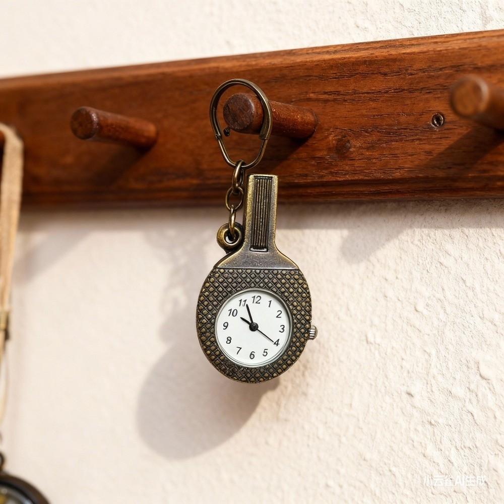 Retro Creative Pocket Watch Vintage Design Quartz Watch Keychain Watch Gift Collection