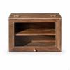 Miniature Dollhouse Bakery Food Display Set Brown 1/12 Scale Black Walnut Shelf, 14.8cm Length